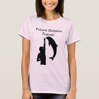 未来のイルカのトレーナーのTシャツ Tシャツ