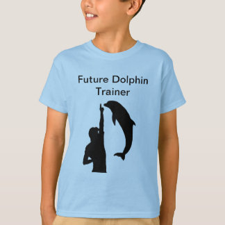 未来のイルカのトレーナーのTシャツ Tシャツ