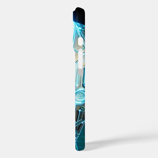 未来のエレガンス – 4DネクタイiPhone 16ケース Case-Mate iPhoneケース (裏面 / 左)