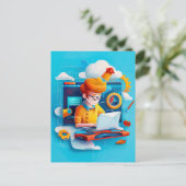 未来のエンジニアドリーム子供へ シーズンポストカード (スタンド正面)