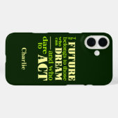 未来のカスタムモノグラムの電話ケース Case-Mate iPhoneケース (裏面 (横))
