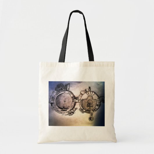 未来のガラス トートバッグ (正面)