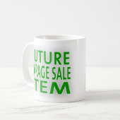 未来のガレージセール項目 コーヒーマグカップ (正面左)