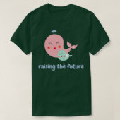 未来のクジラを育てる Tシャツ (デザイン正面)