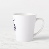 未来のグリッチタイポグラフィで成功を掴め カフェラテマグ (右)