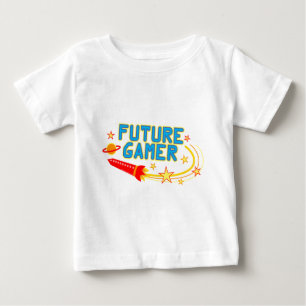 未来のゲーマー ベビーTシャツ