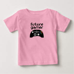 未来のゲーマー ベビーTシャツ
