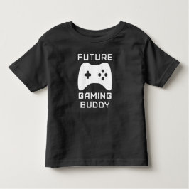 未来のゲームバディの幼児おもしろい子 トドラーTシャツ