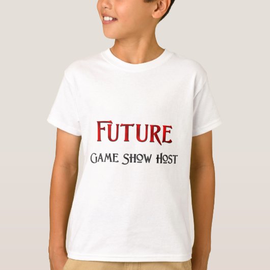 未来のゲーム番組のホスト Tシャツ (正面)