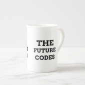 未来のコード ボーンチャイナマグカップ (正面右)