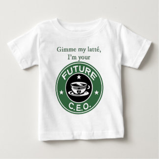 未来のコーヒー鎖CEO ベビーTシャツ