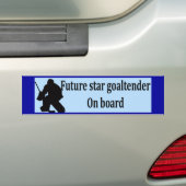 未来のゴールキーパー バンパーステッカー (車上)