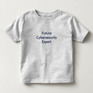 未来のサイバーの専門家 トドラーTシャツ