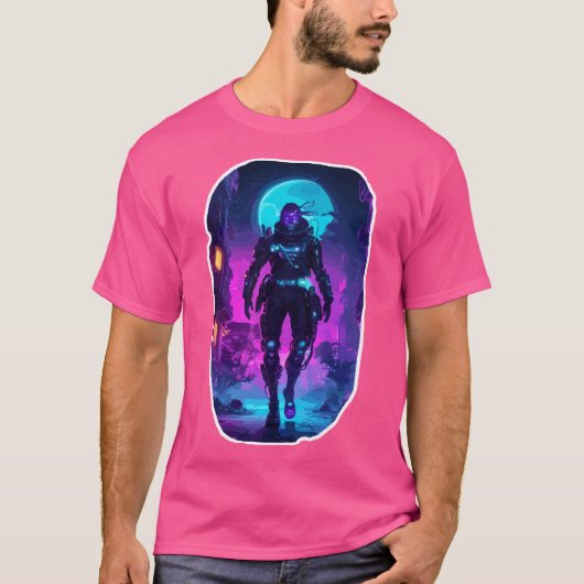 未来のサイボーグIi Tシャツ (正面)