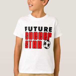 未来のサッカーのスター Tシャツ