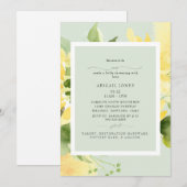 未来のサンキラ夫人 ブライダルシャワー 招待状 (正面/裏面)