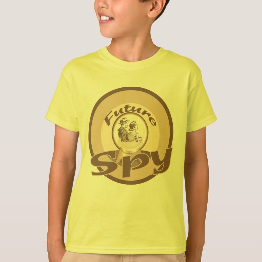 未来のスパイは職業Tシャツをからかいます Tシャツ (正面)