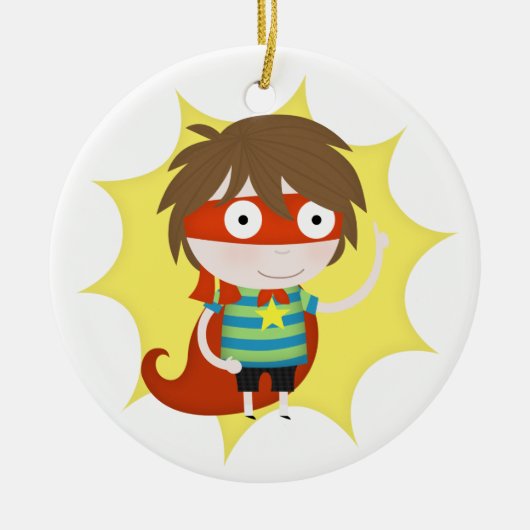 未来のスーパーヒーロー セラミックオーナメント (正面)