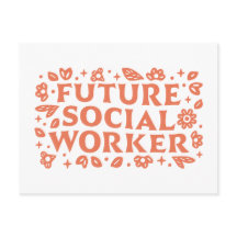 未来のソーシャルワーカーの女の子の美学