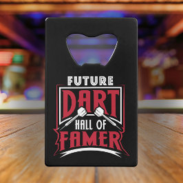 未来のダーツホールオブファマー – Dart Legend クレジットカード栓抜き