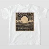 未来のテクノロジーが手がける都市ユートピア・コレクション» Tシャツ (レイダウン裏面)