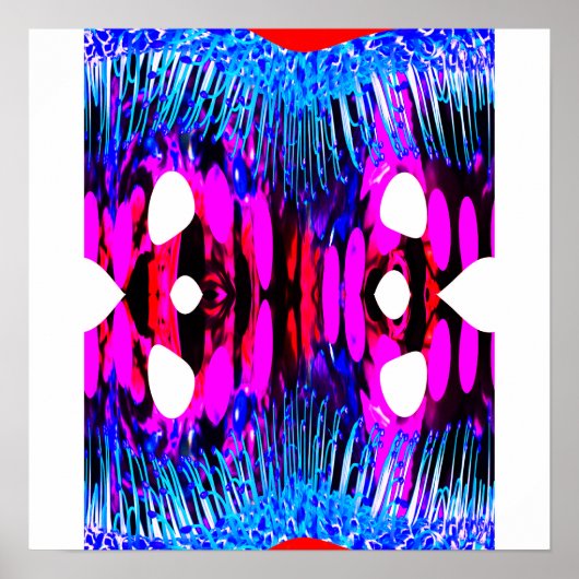 未来のデジタルアートへのウィンドウ ポスター (正面)