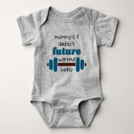 未来のトレーニングバディベビーボディスーツ ベビーボディスーツ