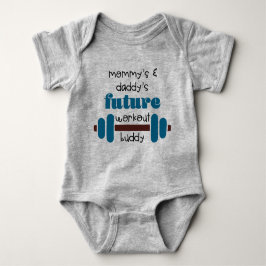 未来のトレーニング仲間 ベビーボディスーツ