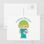 未来のドクターガール ポストカード (正面/裏面)