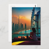 未来のドバイ ポストカード (正面/裏面)