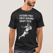 未来のドラフト指名 子供 若者 スポーツの神童 Tシャツ (正面)