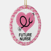 未来のナースのギフトのオーナメント セラミックオーナメント (右)