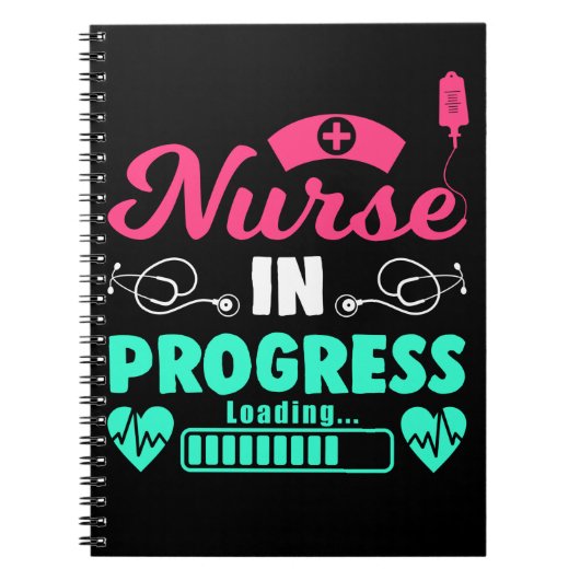 未来のナースロードかわいい登録ナース ノートブック (正面)