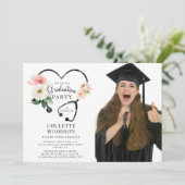 未来のナース卒業写真パーティー 招待状 (スタンド正面)