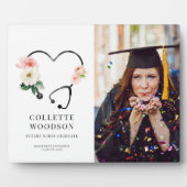 未来のナース卒業記念写真 フォトプラーク (正面)