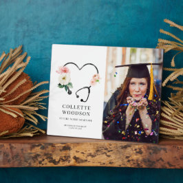 未来のナース卒業記念写真 フォトプラーク