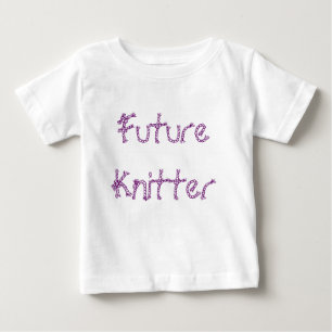 未来のニット ベビーTシャツ