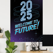 未来のネオン ポスター (ホームオフィス)