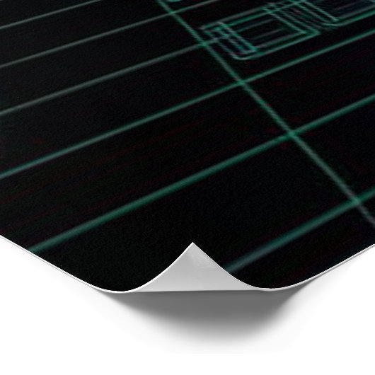 未来のネオン ポスター (角)