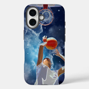 未来のバスケットボール全星 iPhone 16ケース