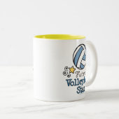 未来のバレーボールの星のマグ ツートーンマグカップ (正面右)