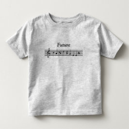 未来のバンドギークのワイシャツ トドラーTシャツ