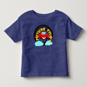 未来のパイロット トドラーTシャツ