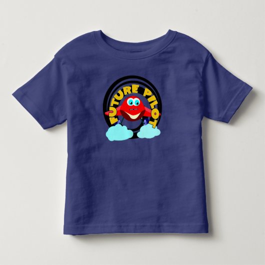 未来のパイロット トドラーTシャツ (正面)