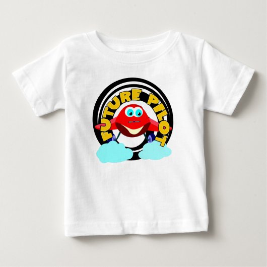 未来のパイロット ベビーTシャツ (正面)