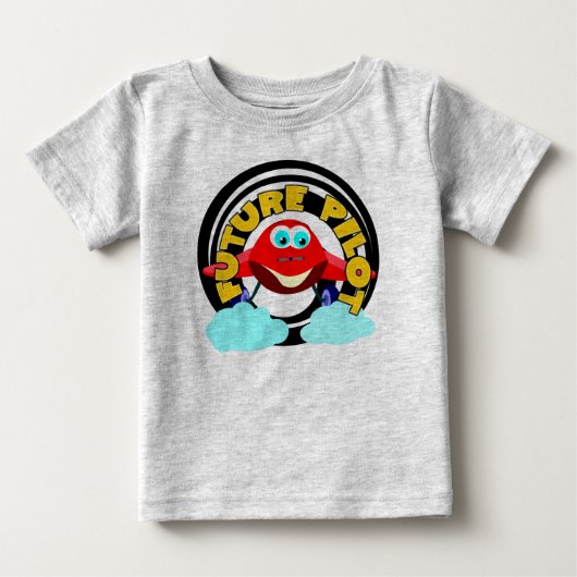 未来のパイロット ベビーTシャツ (正面)