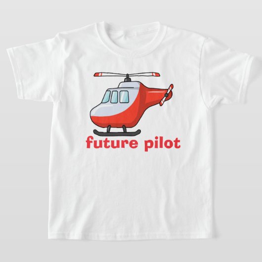 未来のパイロット Tシャツ (レイダウン)