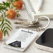 未来のパパ妊娠発表バンプ詩 キーホルダー (正面右)