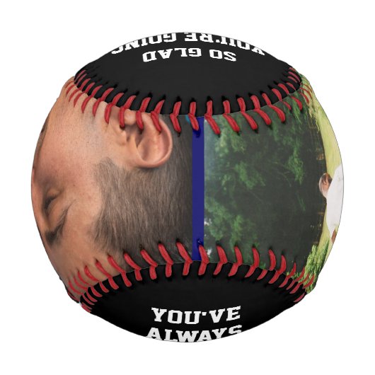 未来のパパ養子縁組のお父さんの日 野球ボール (裏面)