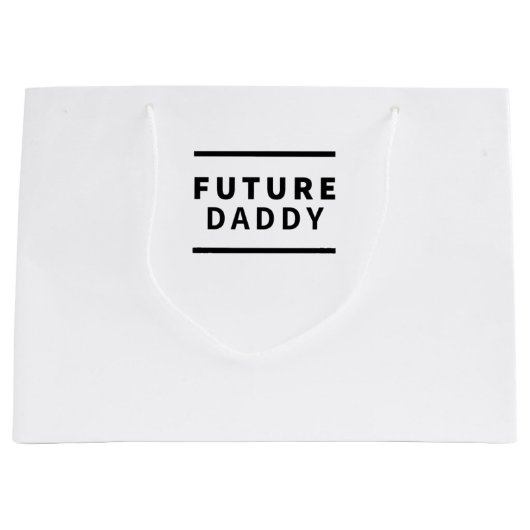 未来のパパ ラージペーパーバッグ (正面)